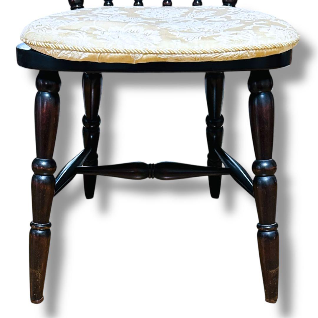 【2脚セット】③④ 北海道民芸家具 樺桜材 ウィンザー スピンドル チェア 椅子