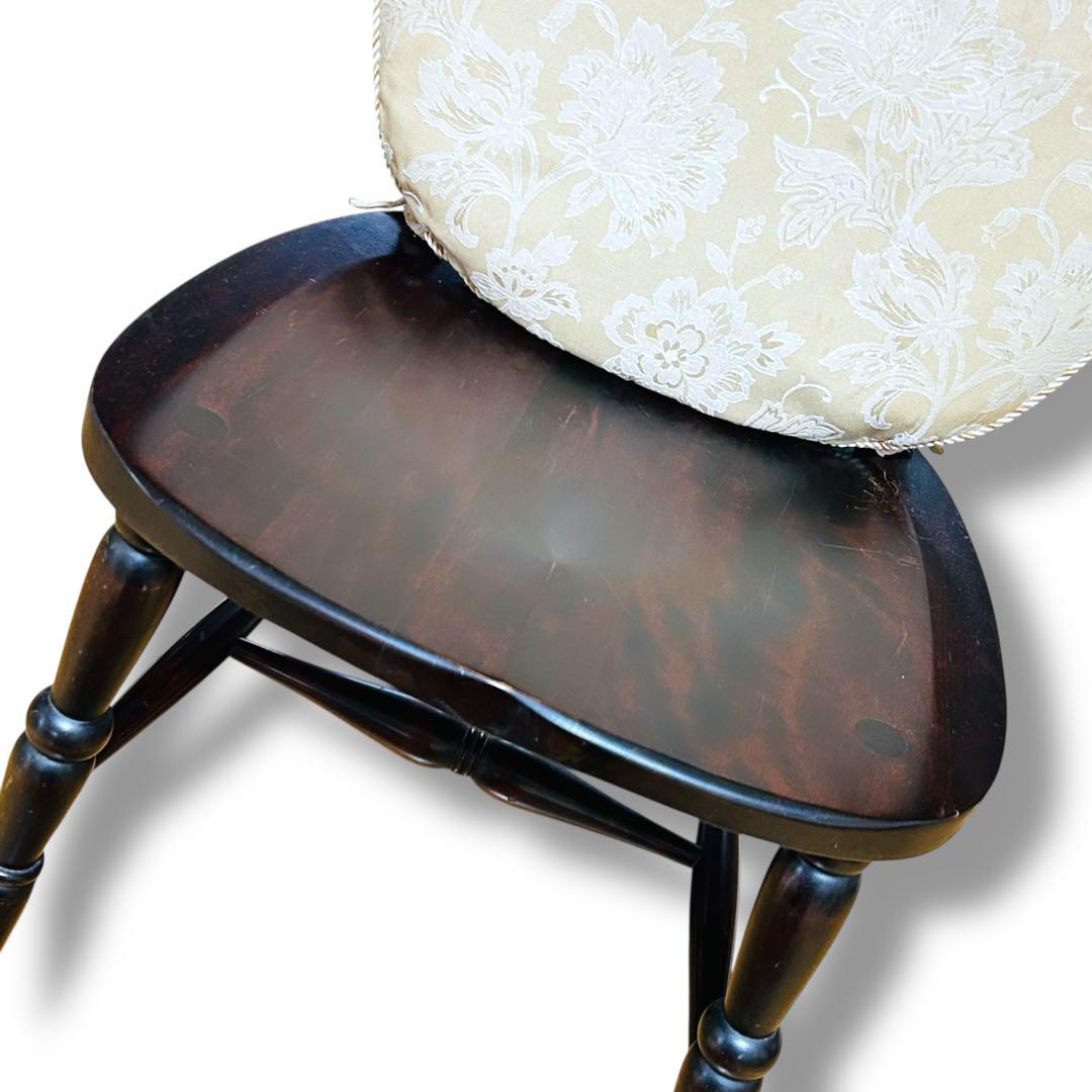 【2脚セット】③④ 北海道民芸家具 樺桜材 ウィンザー スピンドル チェア 椅子