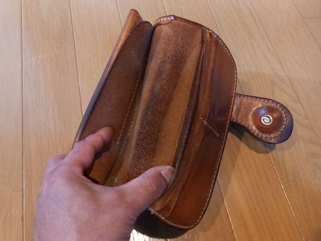 ONE'S WORKER レザー長財布 & ウォレットロープ