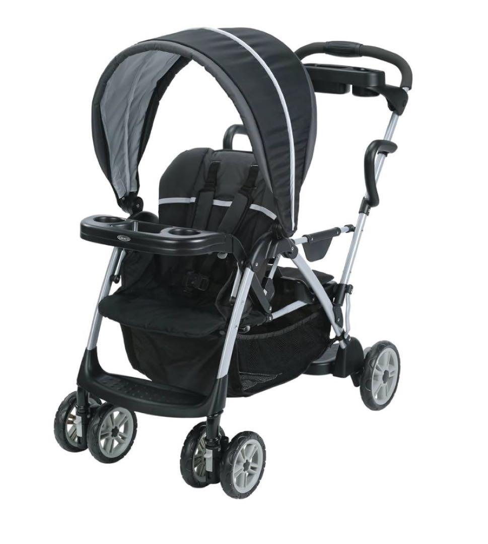 GRACO 2人乗りベビーカー ブラック