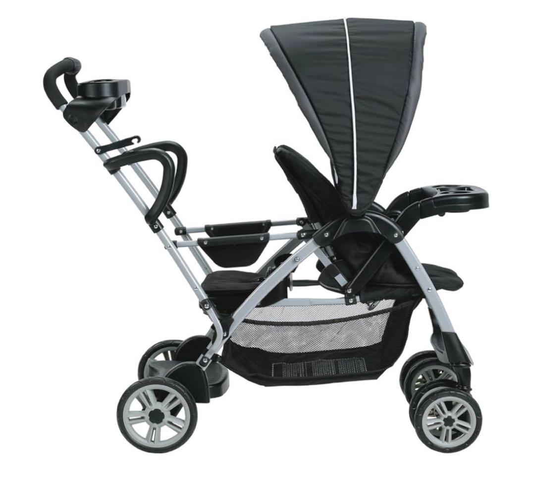 GRACO 2人乗りベビーカー ブラック