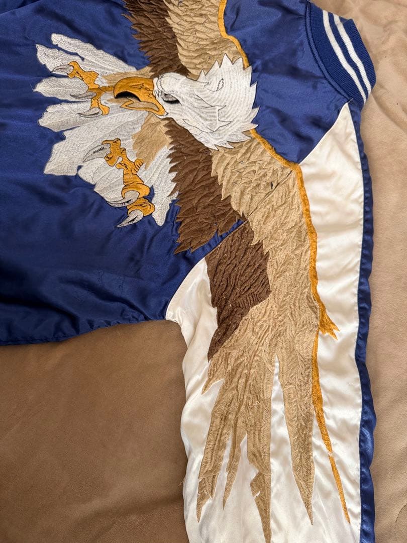 日本製 Hoshihime 大鷲 ワシ 日本限定スカジャン vintageサテン