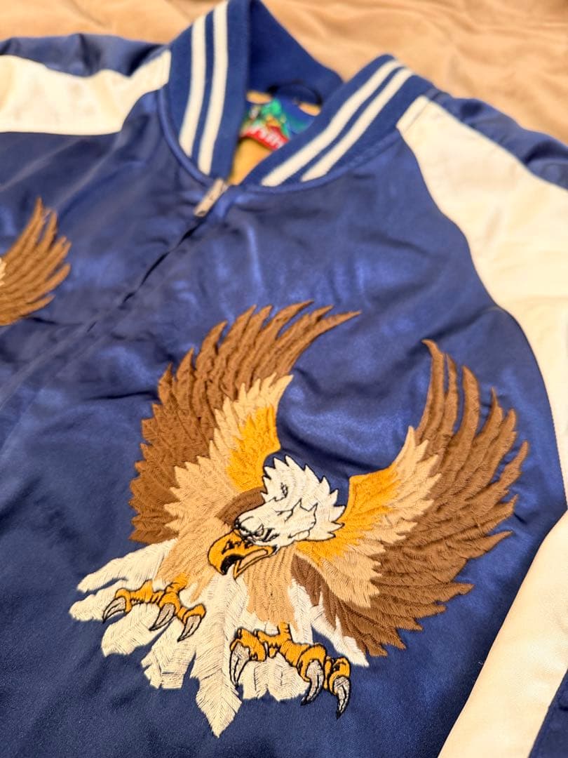 日本製 Hoshihime 大鷲 ワシ 日本限定スカジャン vintageサテン