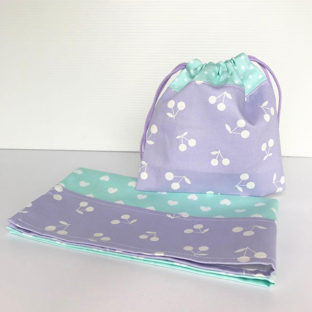 しまちゃんだいすき様　確認用　さくらんぼ　ランチョンマット　コップ袋