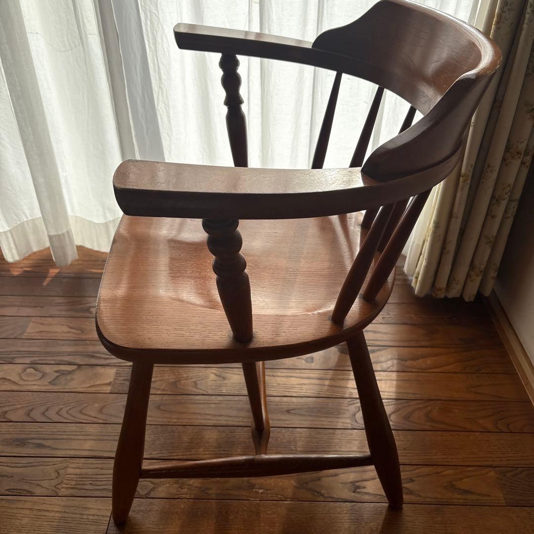 柏木工　飛騨高山　アームチェア　 アンティーク