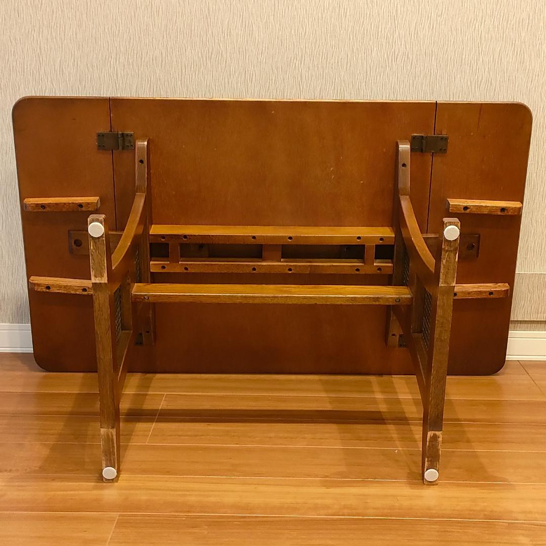 三越ブルージュ　バタフライテーブル　伸長式ダイニングテーブル