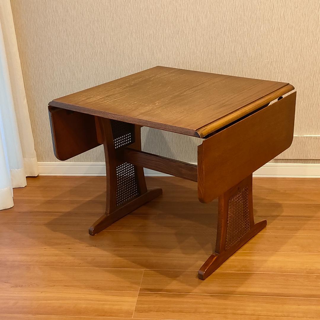 三越ブルージュ　バタフライテーブル　伸長式ダイニングテーブル