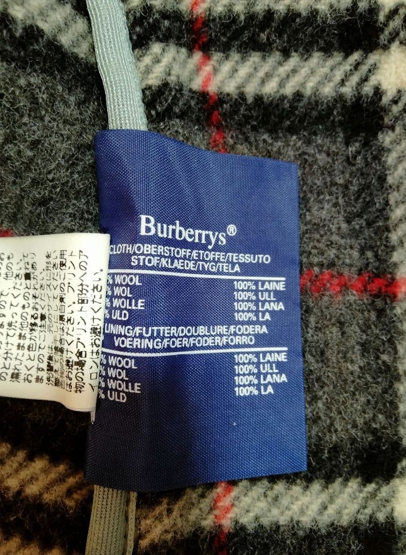 BURBERRY　バーバリーグレー ダッフルコート