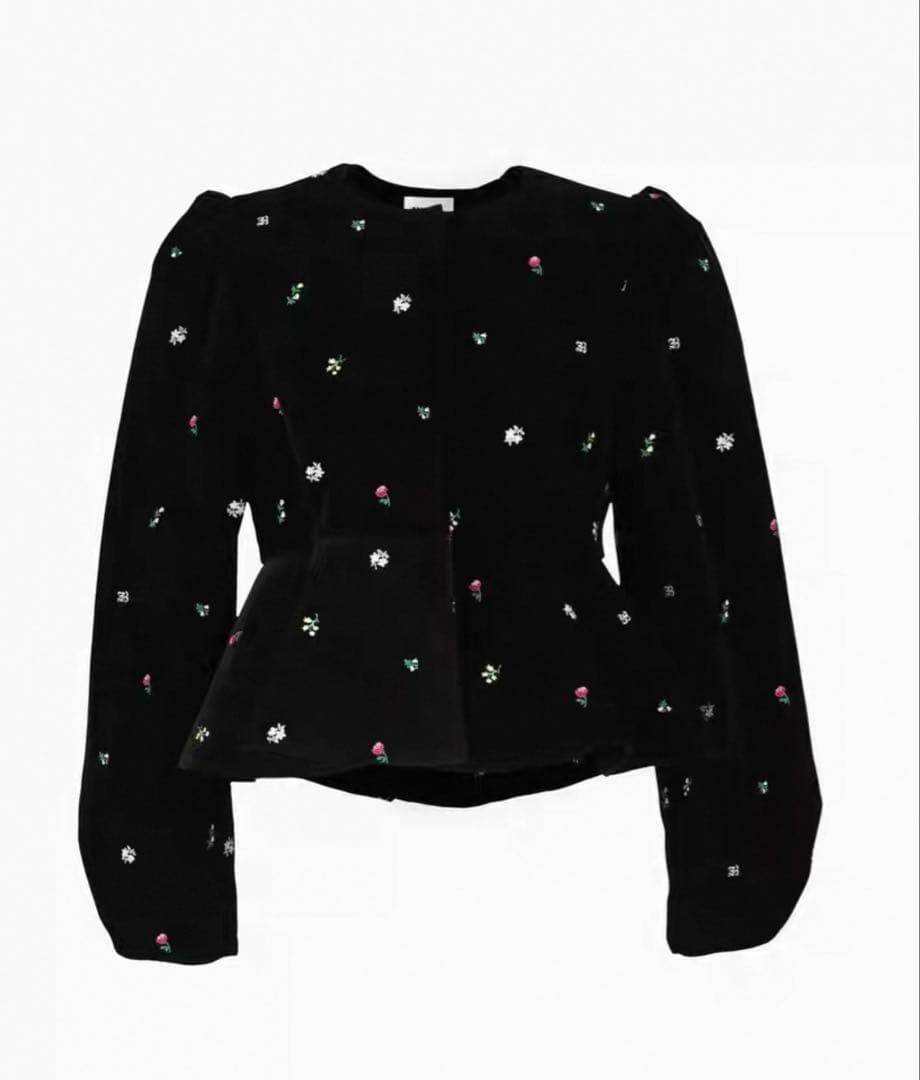 ジャケット・アウター bibiy. B. STARRY PEPURAMU CARDIGAN