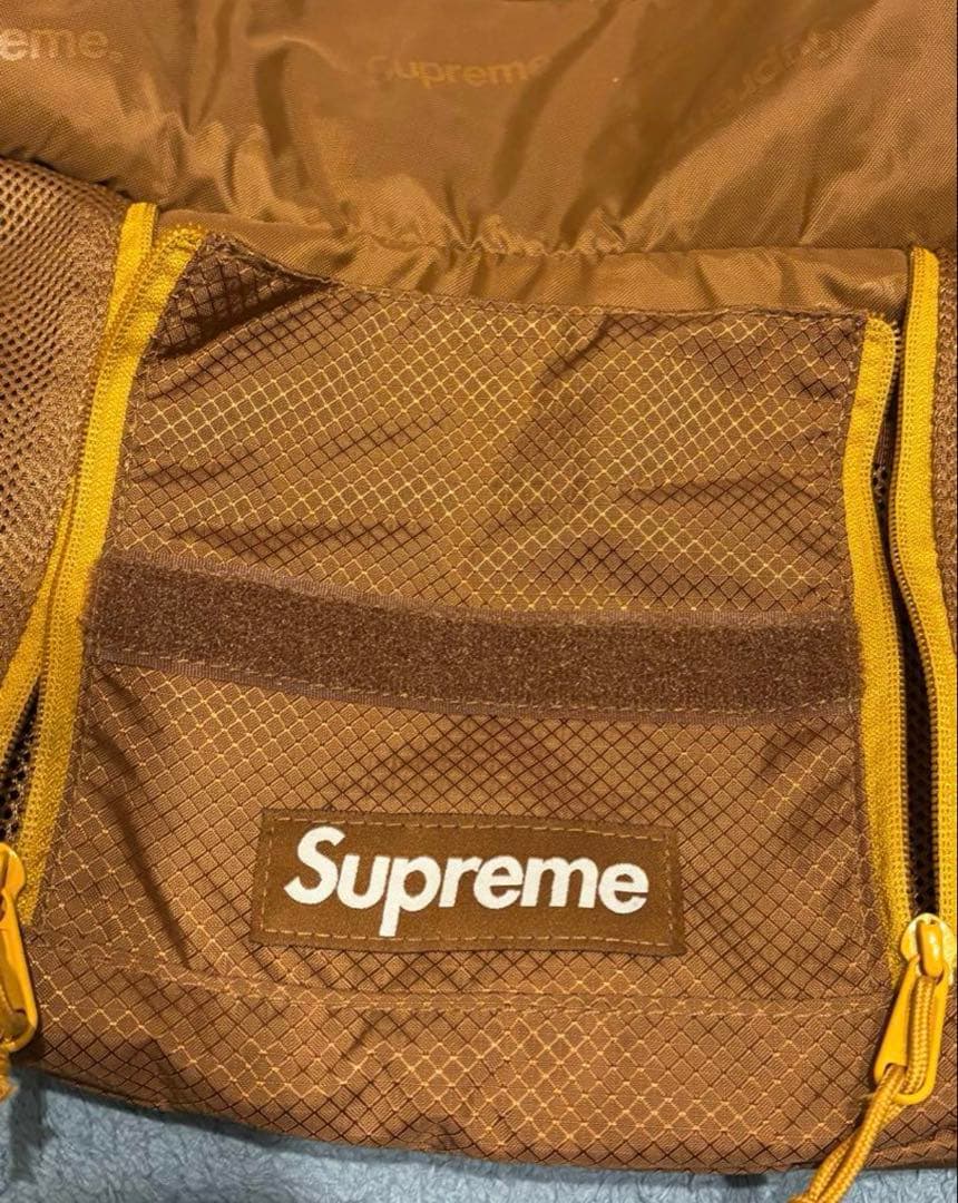 Supreme メッセンジャーバッグ ブラウン/イエロー