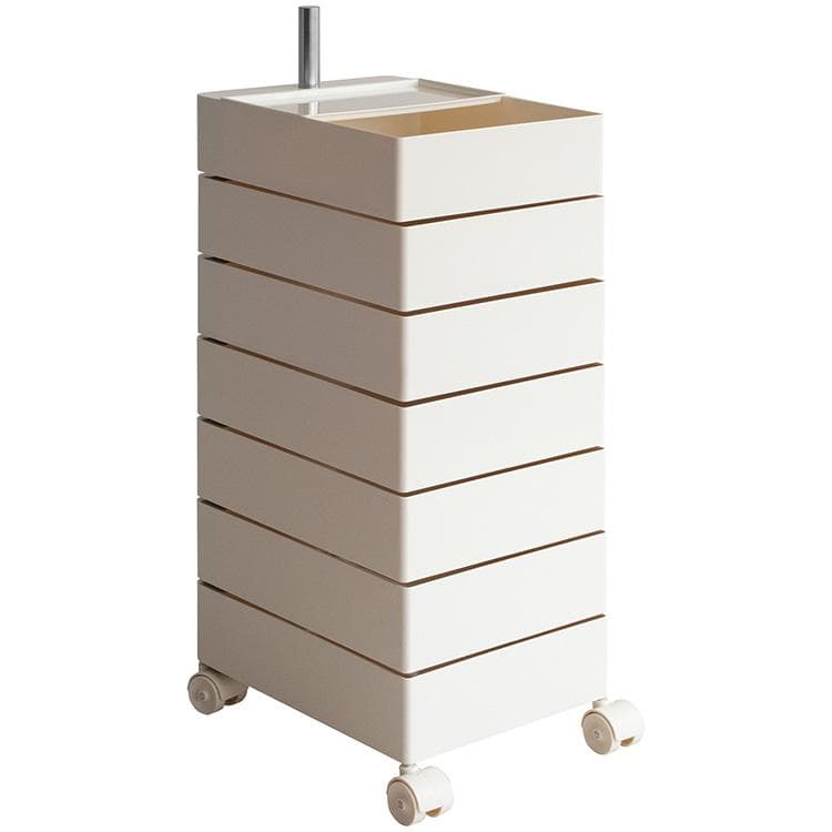 新品未使用　収納ワゴン　7段　アイボリー