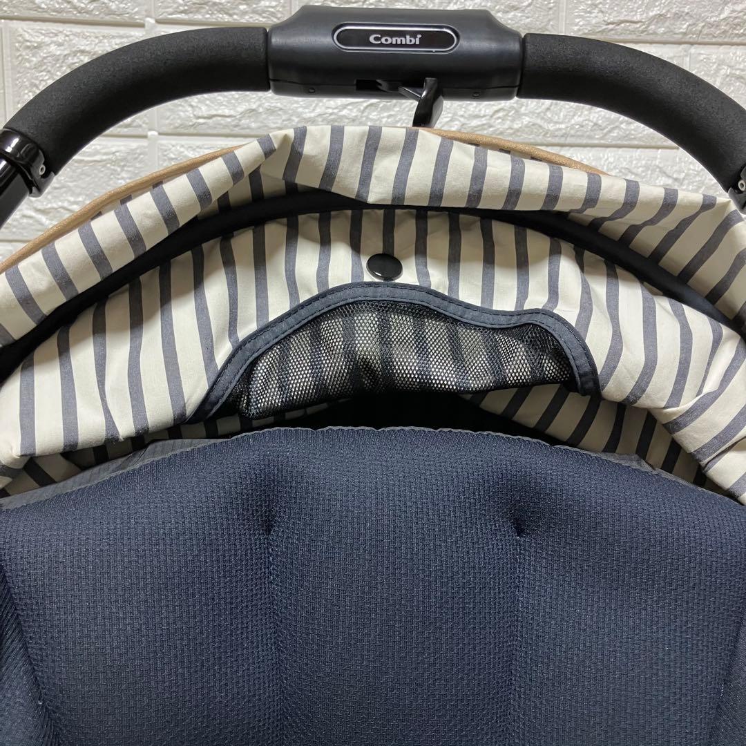 極美品！コンビ　メチャカル　オート4キャス　エッグショック　ネイビー