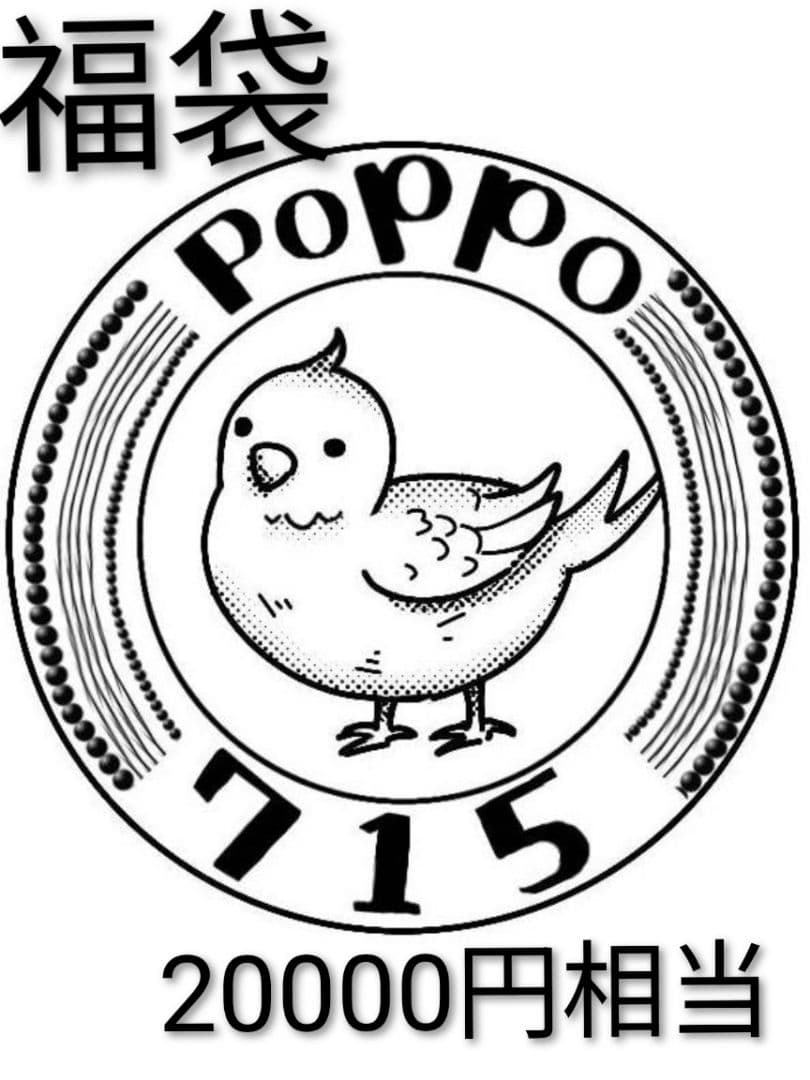 中身がわかる　poppo715福袋（20000円相当）　1/12　布服　⑦