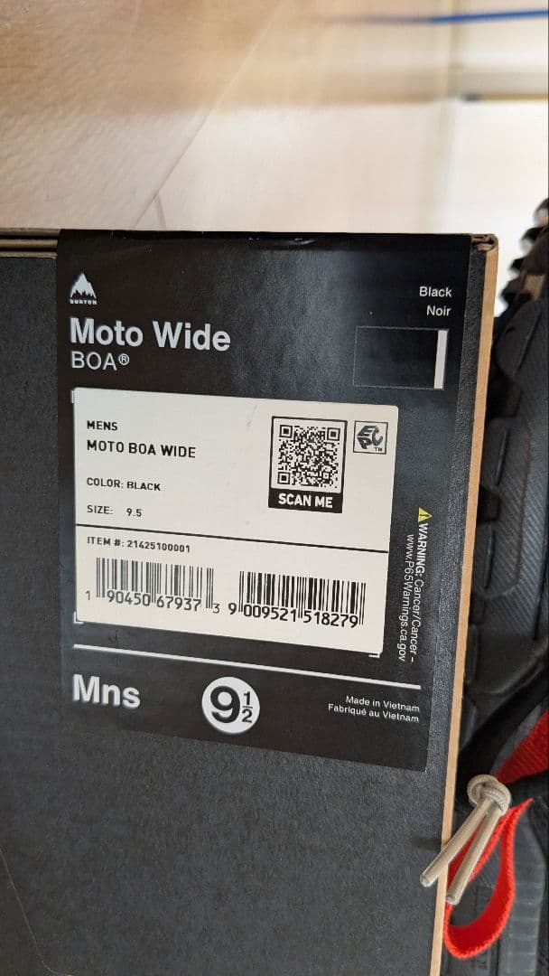 23-24 BURTON スノーボードブーツ Moto BOA WIDE　美品