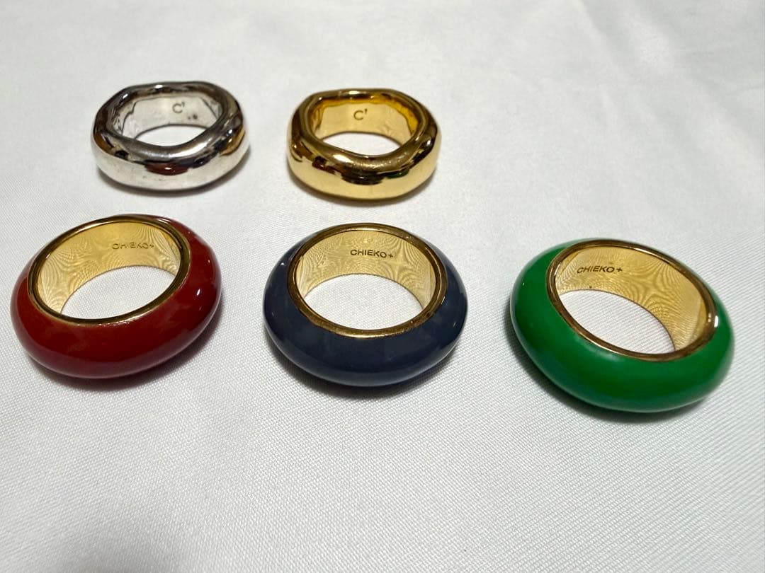 CHIEKO+ macaron 3色　middle2色　5点セット　サイズ13号