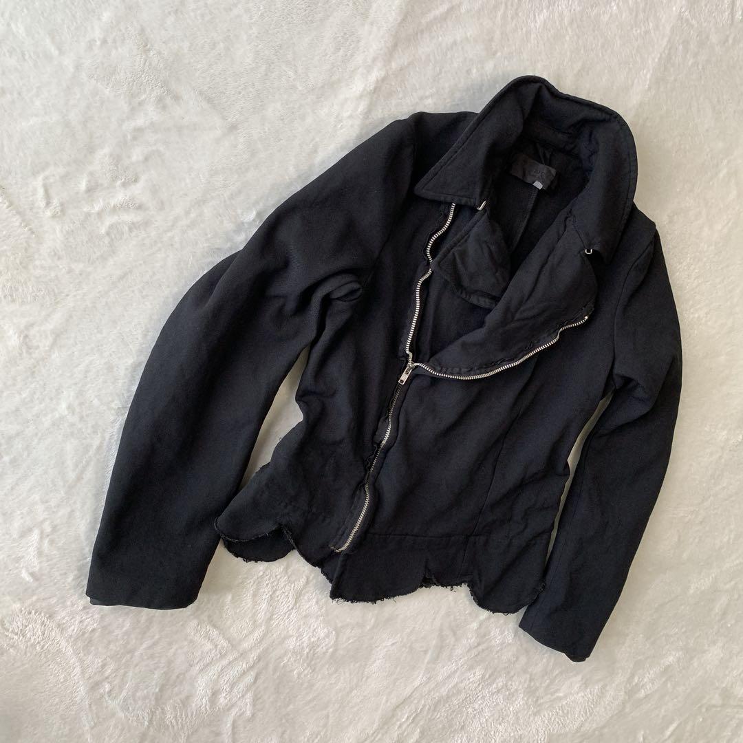 希少 COMME des GARCONS 縮絨 ライダース ジャケット y2k