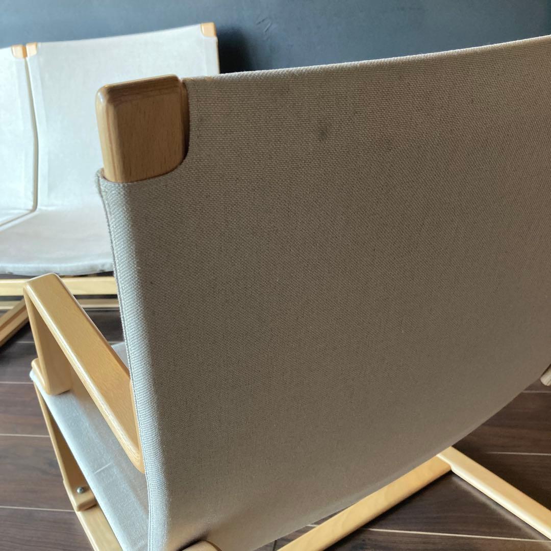 ②【送料込み】天童木工　マットソン　イージーチェア ブルーノ　3人　ソファー