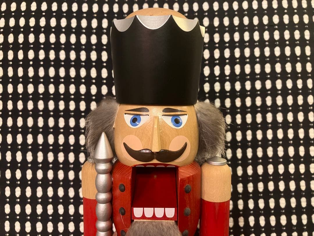 くるみ割り人形 ドイツ キング 王様/白の王様 2体セット（まとめて）