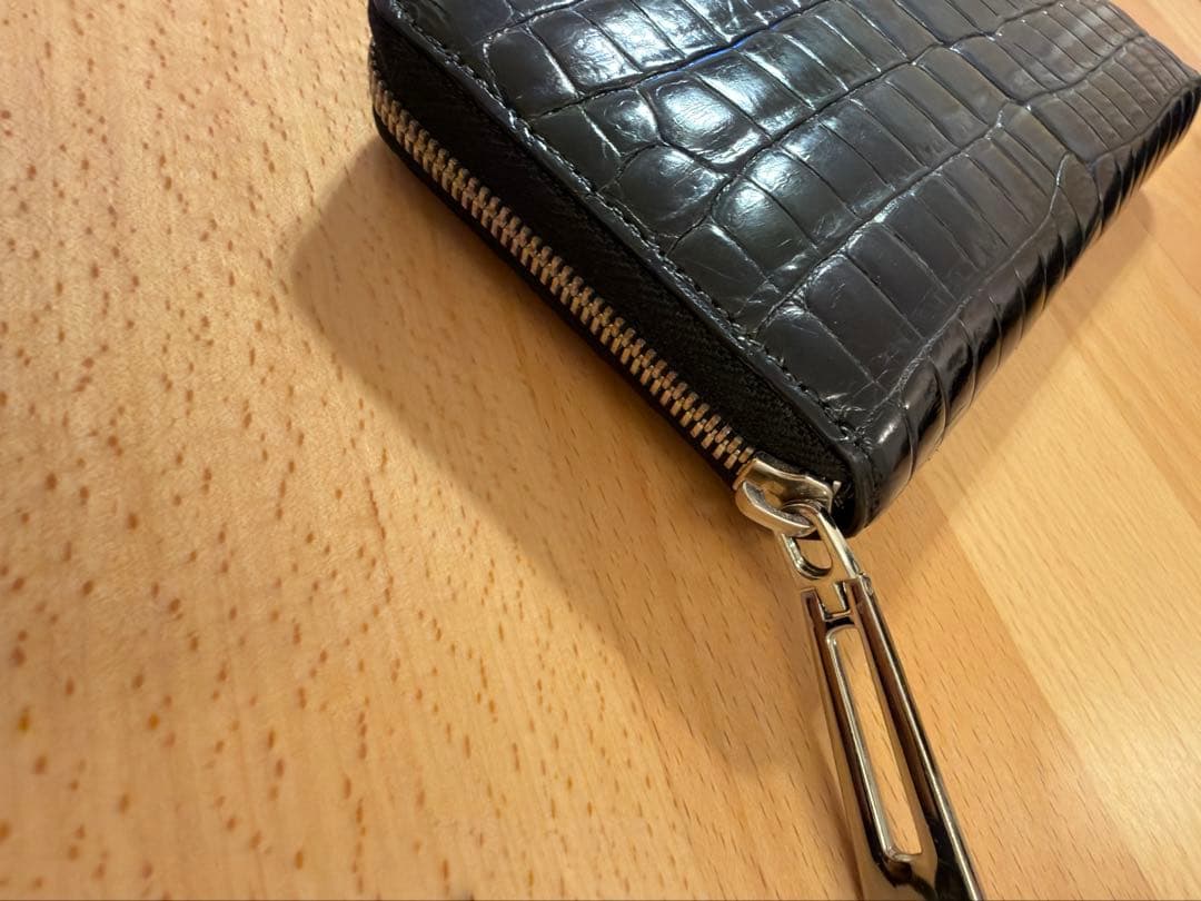 三京商会 ヘンローン ナイルクロコダイルxパイソン 長財布 一枚革