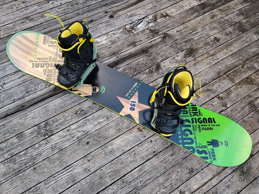スノーボード3点セット SIGNAL PARK 150 ビンディング ブーツ25