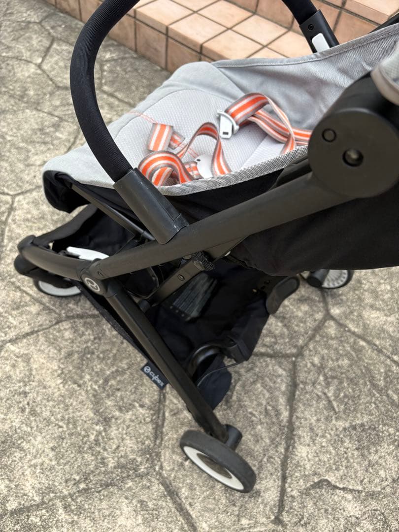 Cybex グレー ベビーカー　リベル　ベビーカー　バンパーバー付き