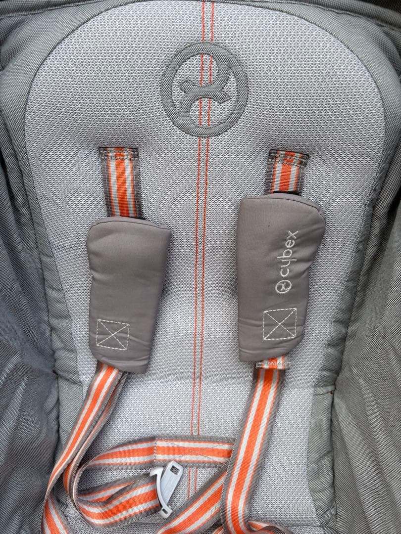 Cybex グレー ベビーカー　リベル　ベビーカー　バンパーバー付き