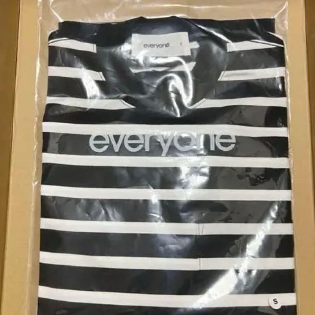 everyone border long sleeve tee S 新品