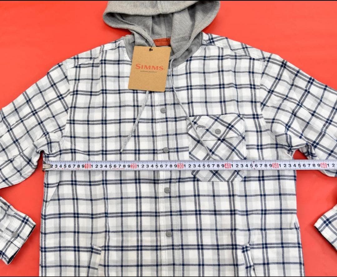 Simms Santee Flannel 長袖シャツフーディ size:M