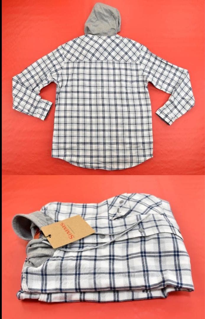 Simms Santee Flannel 長袖シャツフーディ size:M