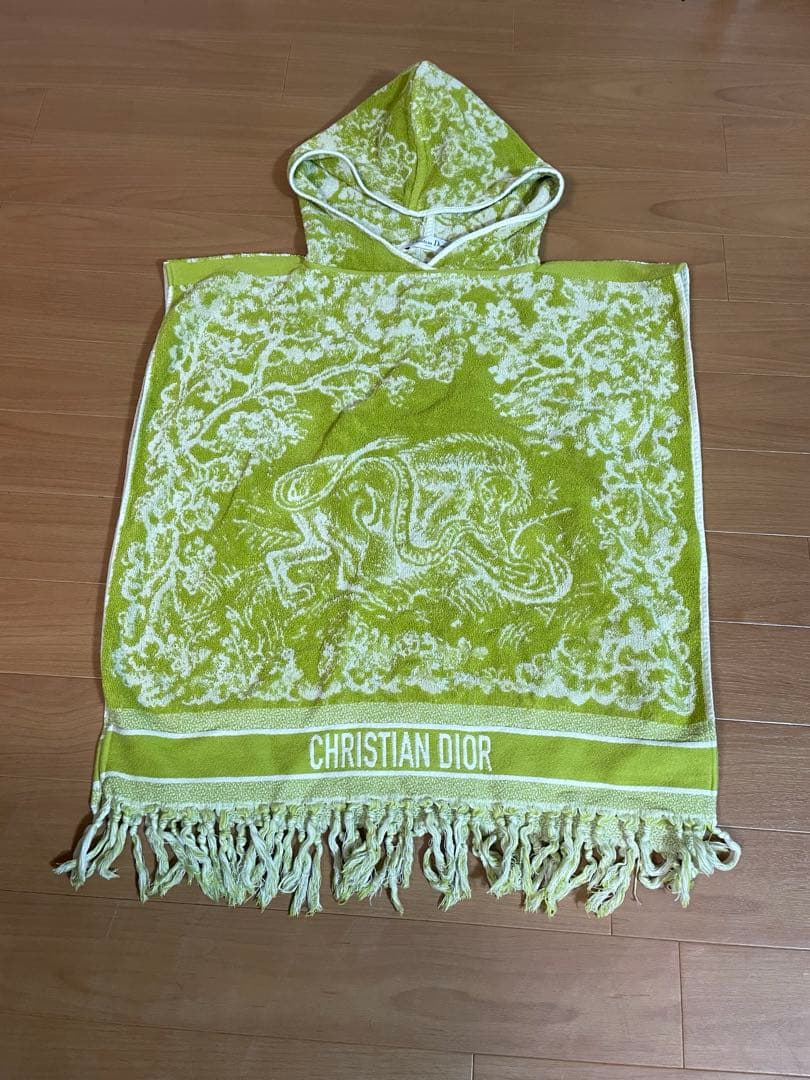 Christian dior ディオリビエラ　バスタオル　ポンチョ