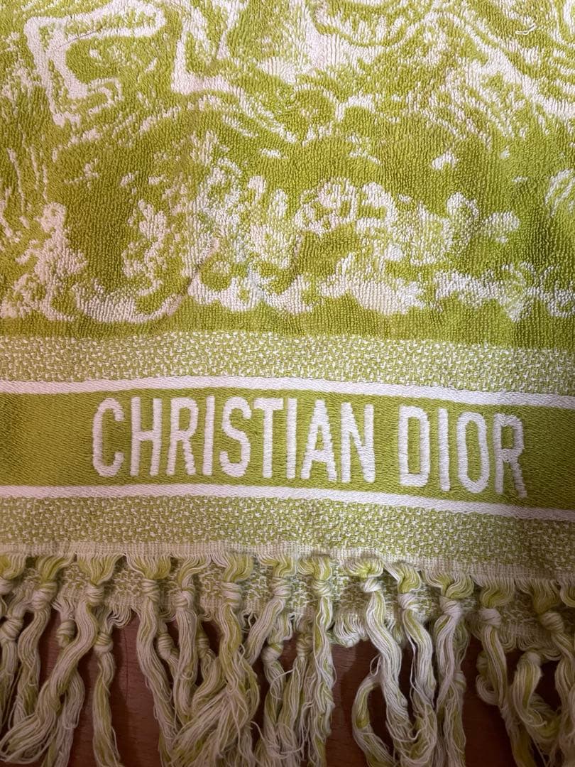 Christian dior ディオリビエラ　バスタオル　ポンチョ