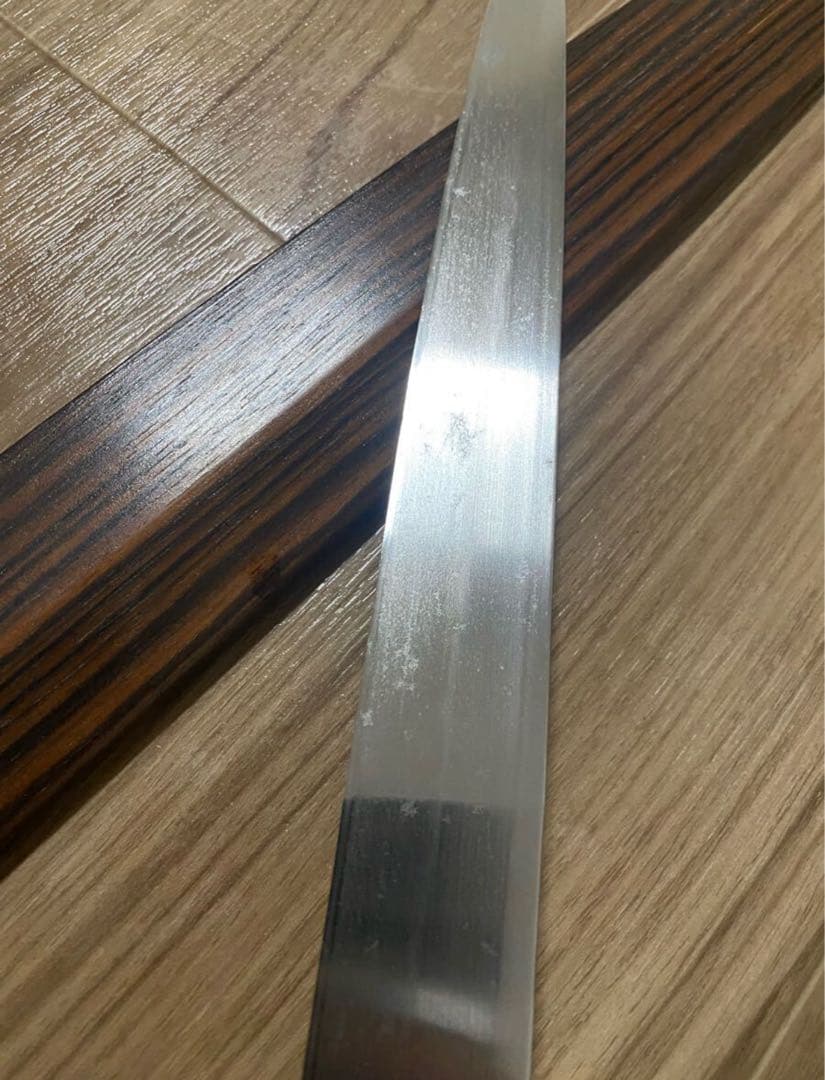 堺一文字忠国作 水本焼柳刃包丁 刃渡り尺(30cm) 天然砥石研ぎ上げ済