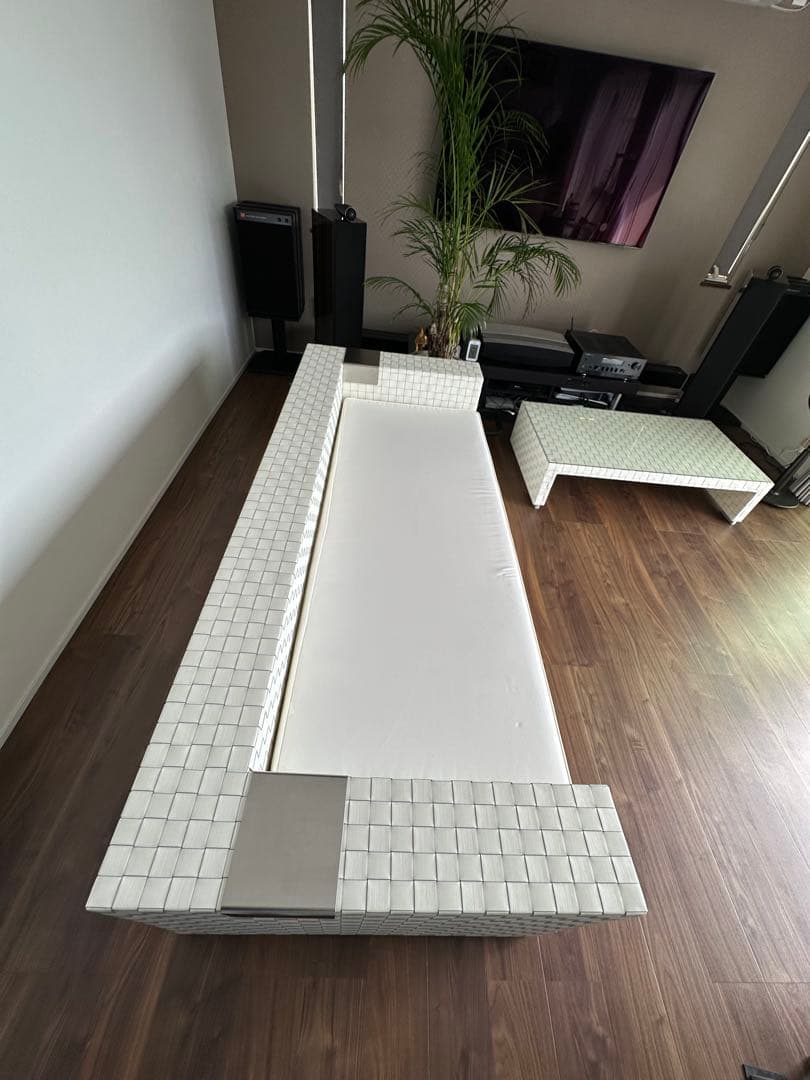 【美品/千葉富津市/手渡】デザイナーズソファ・テーブルセット