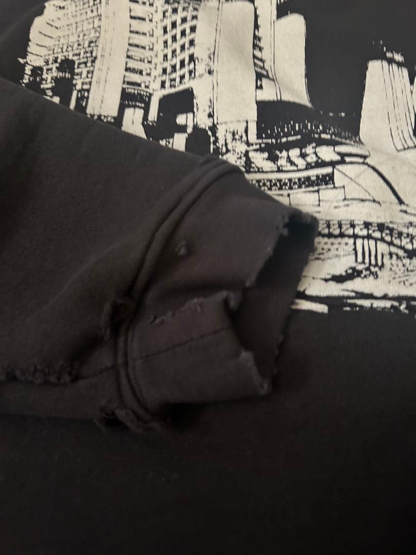 トップス ENFANTS RICHES DEPRIMES MUSSOLINI HOODIE