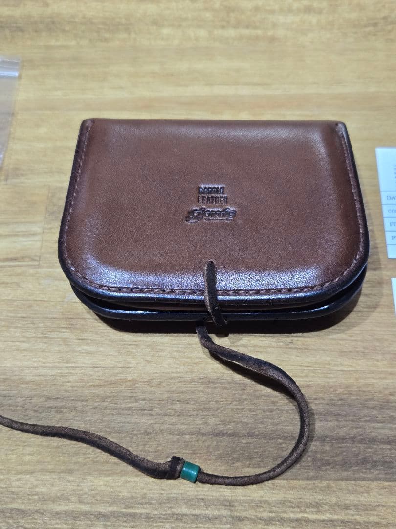 ゴローズ　新品　角型小銭入れ　ケース焦げ茶　　goro'sコンチョ付き