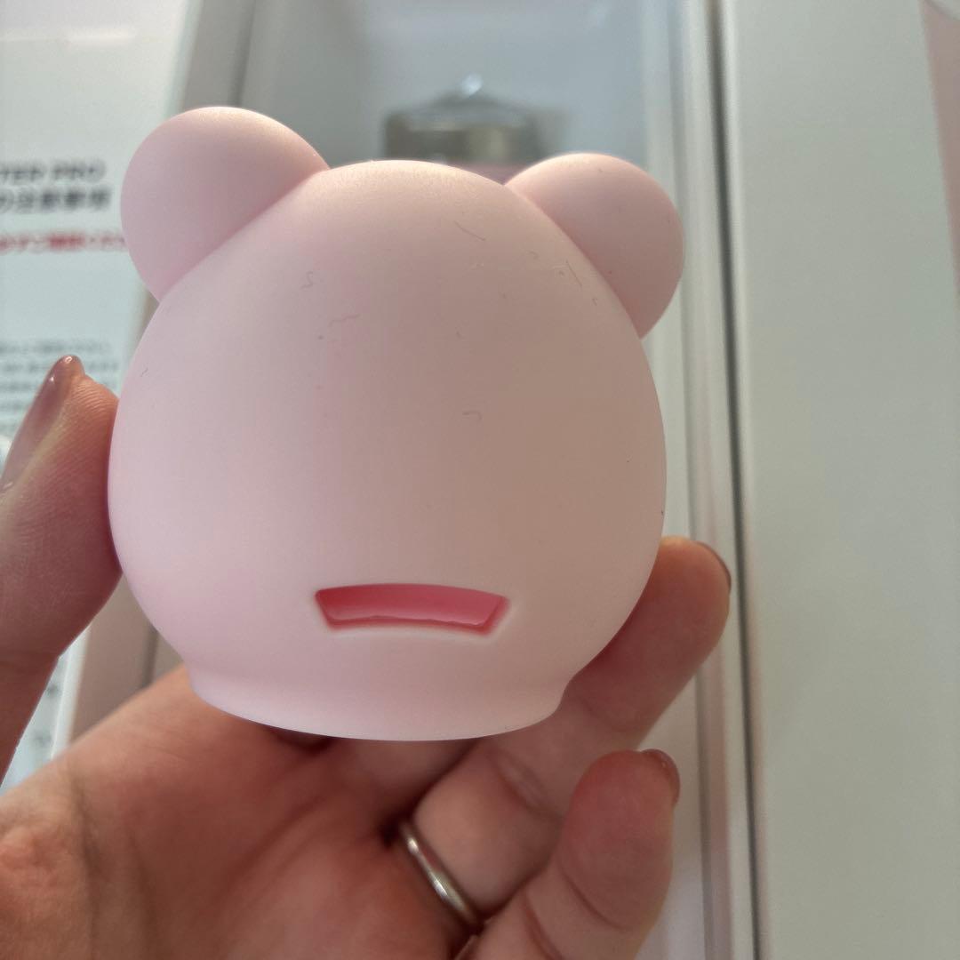 メディキューブ 美顔器 ブースタープロ ピンク くまキャップ AGE-R