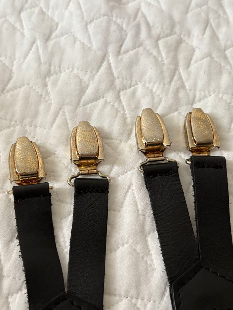 【タイムセール】CHANEL ヴィンテージシャネル サスペンダー