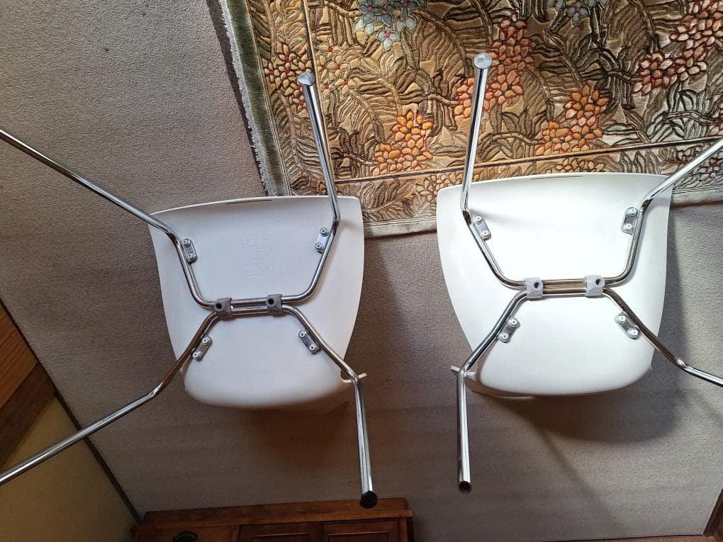 美品！Kartell MAUI「カルテル マウイ」ダイニングチェア 白2脚セット
