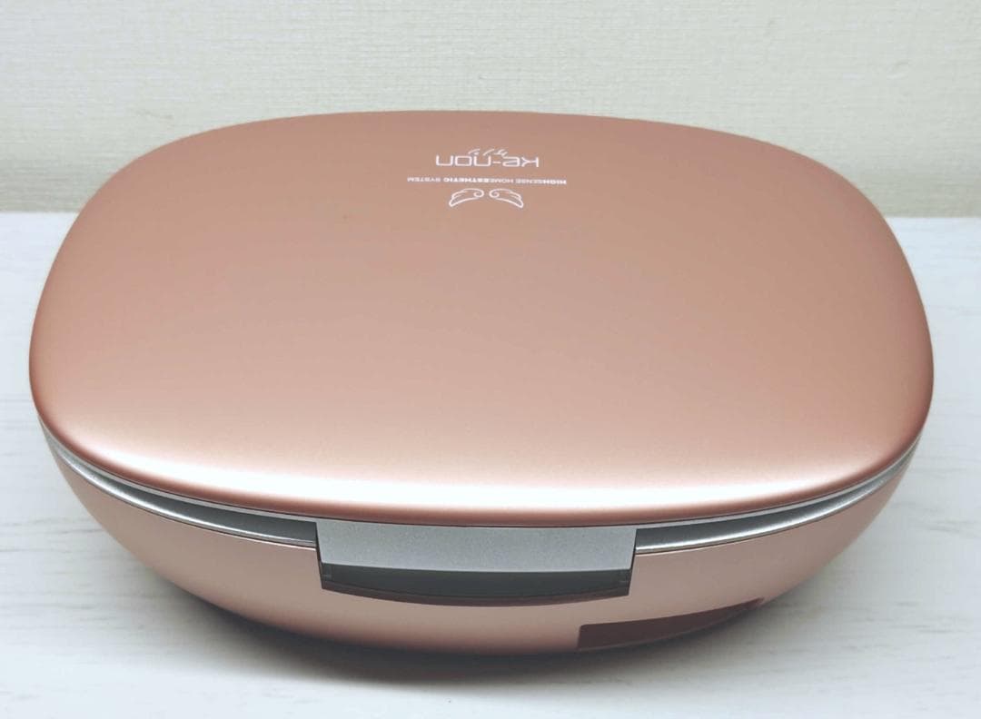 【ほぼ未使用/付属品完備】脱毛器 ケノン Ver 8.4 ピンクゴールド