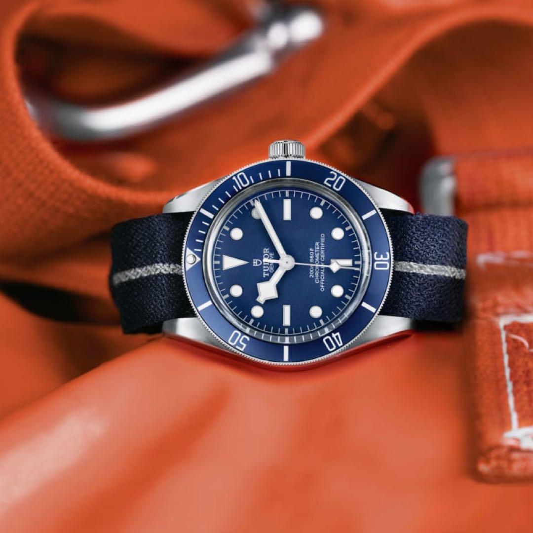 k*k様 美品‼️ 純正ケース付‼️ TUDOR 純正ファブリックストラップ20