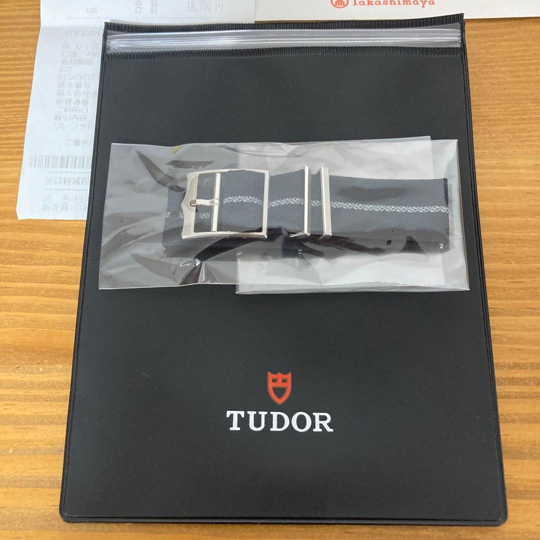 k*k様 美品‼️ 純正ケース付‼️ TUDOR 純正ファブリックストラップ20