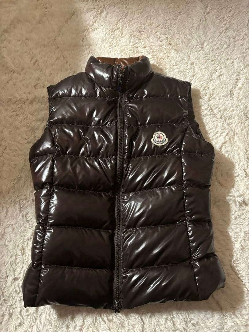 モンクレール ダウンベスト ダークブラウン00