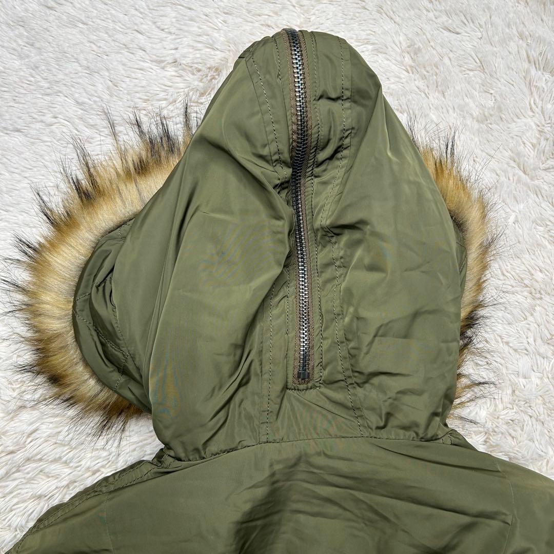 【美品】DIESEL ディーゼル N-2B フライトジャケット 短丈 カーキ M