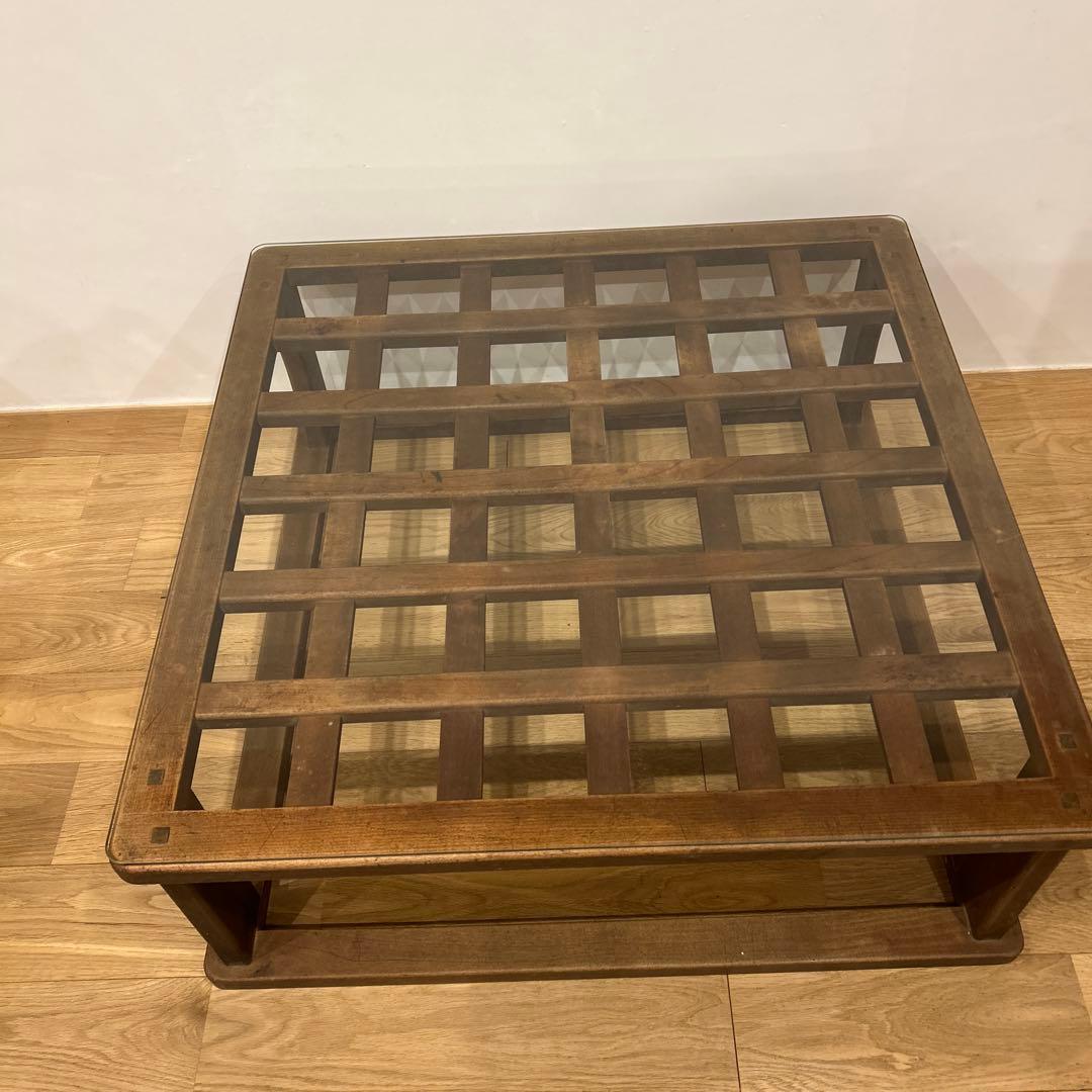 古道具　古家具　昭和レトロ　　生活雑貨　蚤の市 古い炬燵のテーブル