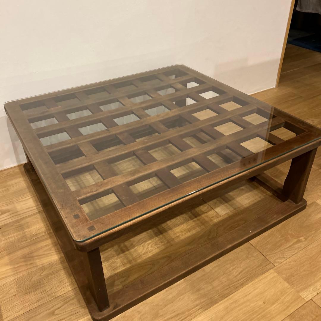 古道具　古家具　昭和レトロ　　生活雑貨　蚤の市 古い炬燵のテーブル