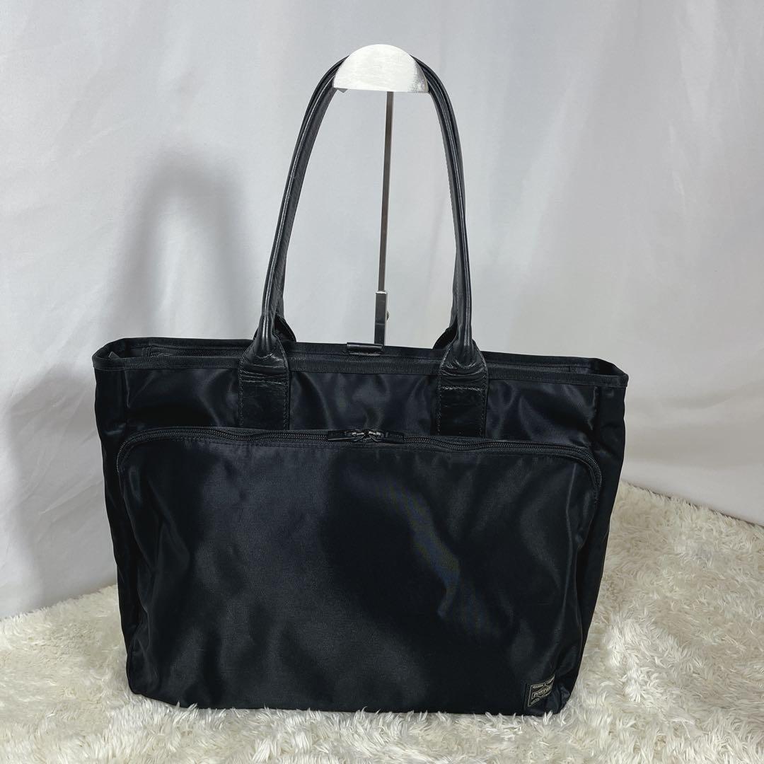 PORTER　TIME　トートバック　BLACK 黒　ポーター　通勤　ビジネス