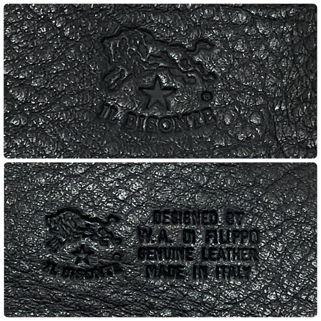 【極美品】イルビゾンテ ケース　キーケース　L字ファスナー　シボ革　保存袋