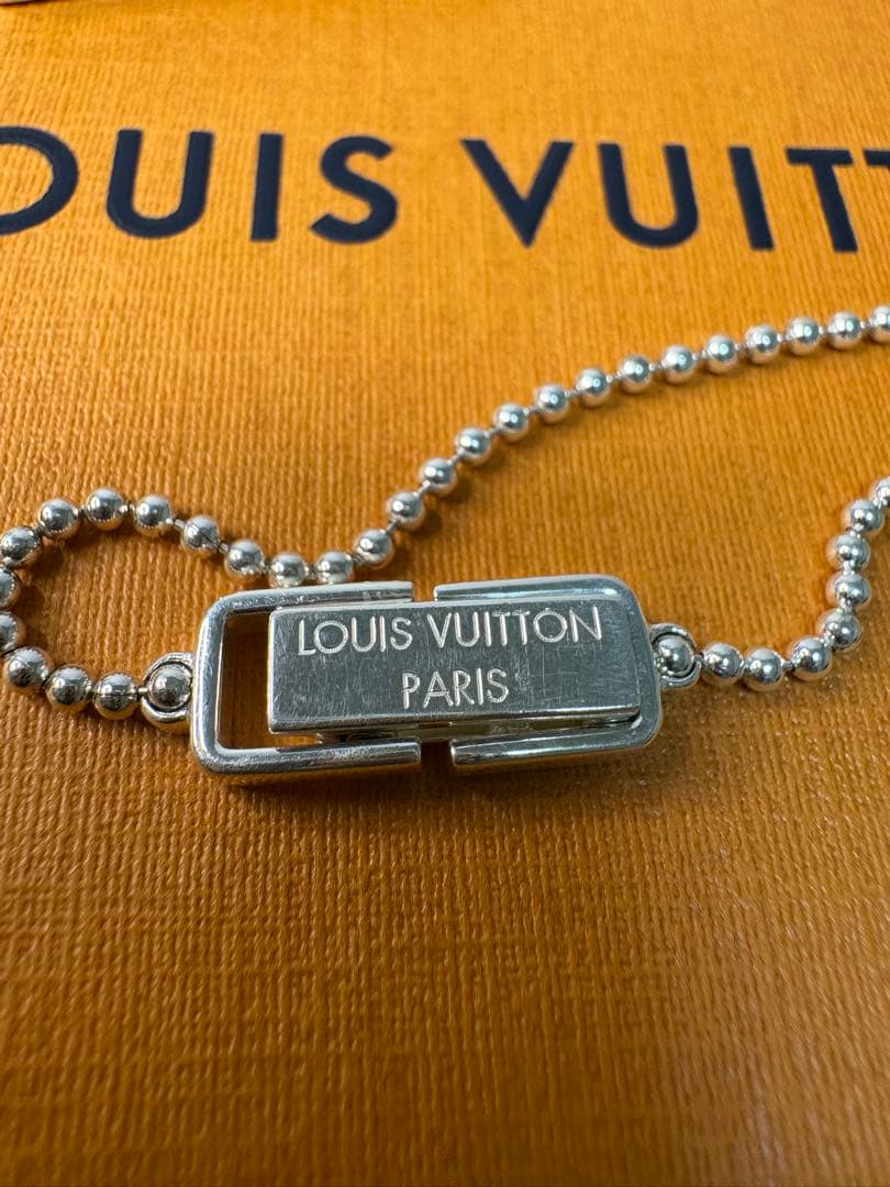 【美品】 LOUIS VUITTON ルイヴィトン ネックレス モノグラム タグ