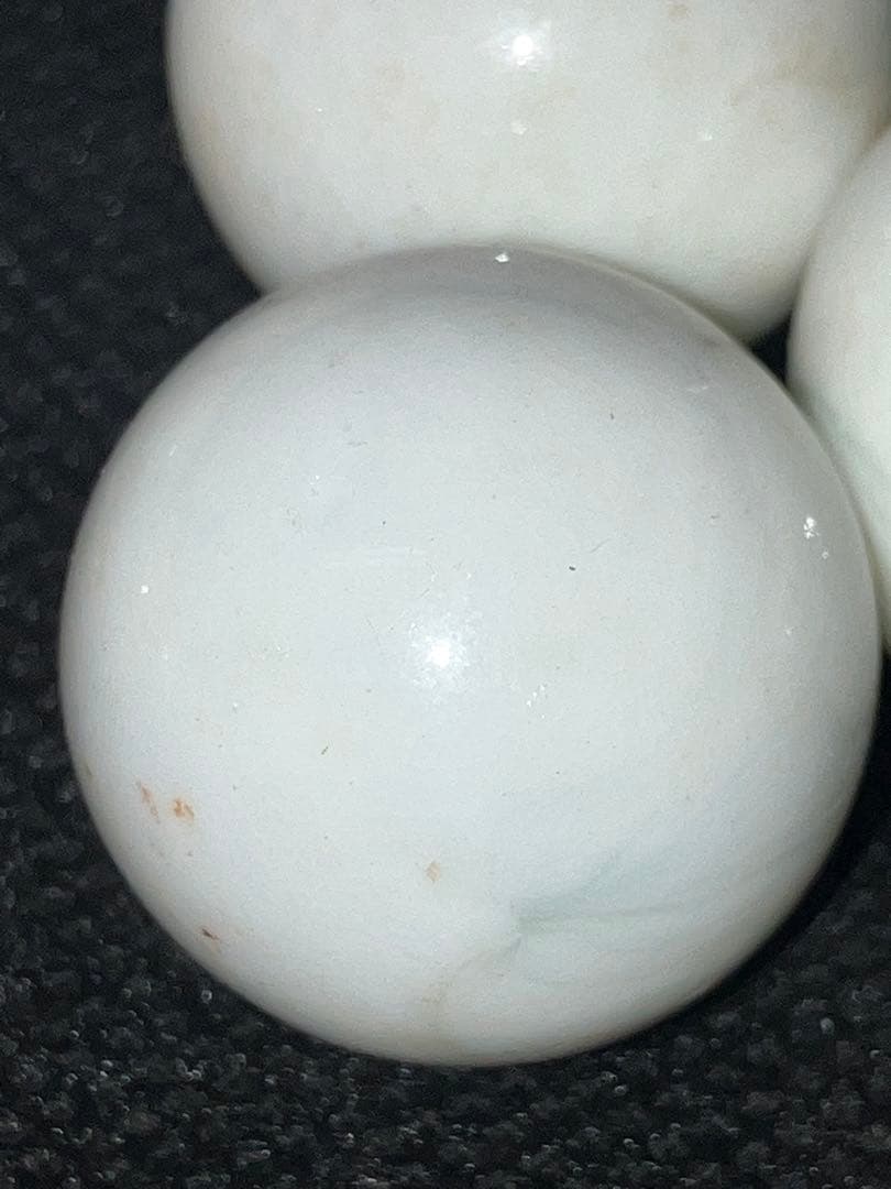 B級乳白色ガラス玉　25mm 1000個