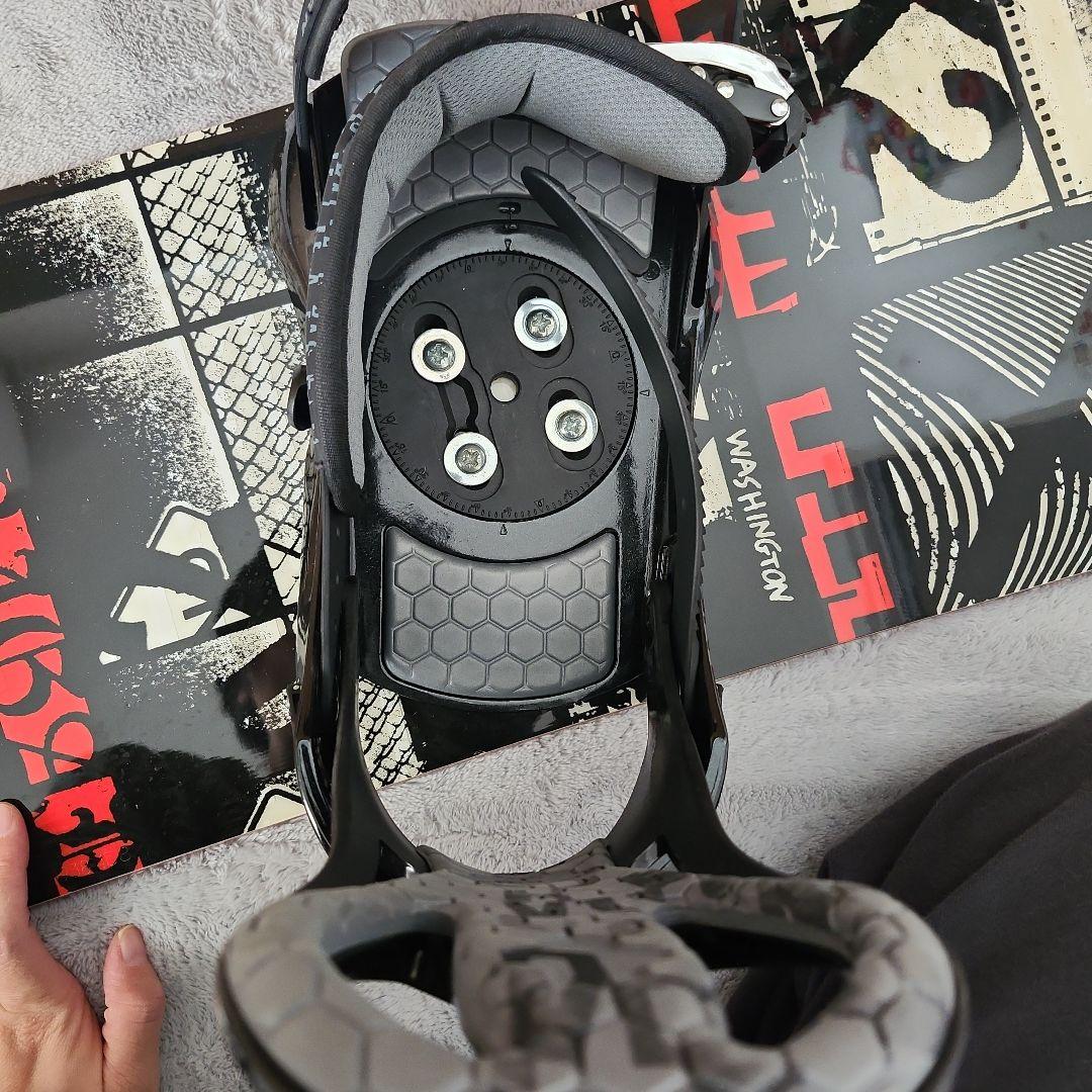 スノーボード3点(ボードK2、ビンディングELAN、ケース)158㎝　送料込み